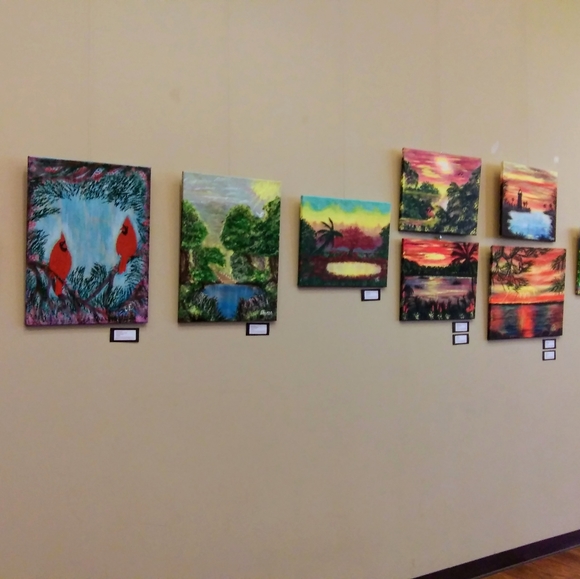 Original Fine Art Cardinal Painting signed by Artist. - Picture 3 of 4